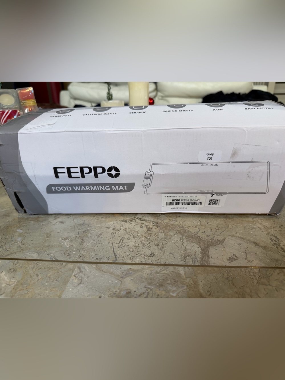 FEPPO Food Warming Mat - Grey
